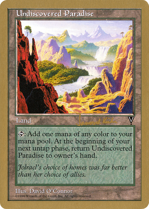 Undiscovered Paradise - 1997 Janosch Kuhn (VIS) (WCD-) - World Championship Decks 1997