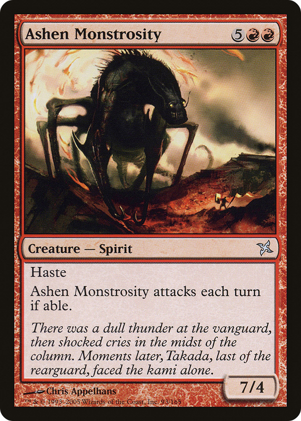 Ashen Monstrosity (BOK-093) - Betrayers of Kamigawa