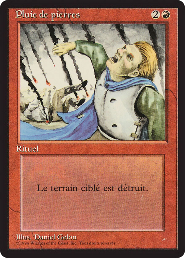 Stone Rain (FBB-) - Foreign Black Border