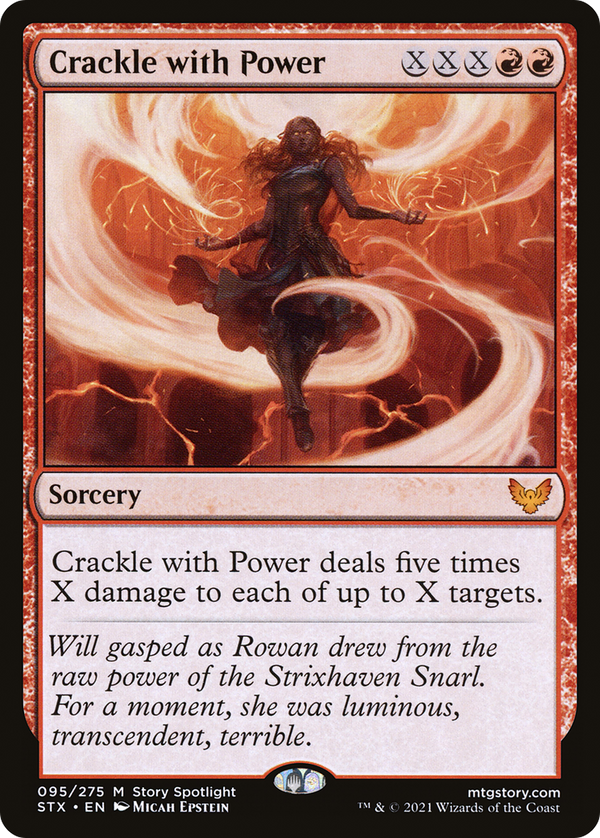 Crackle with Power (STX-095) - Strixhaven: School of Mages Foil