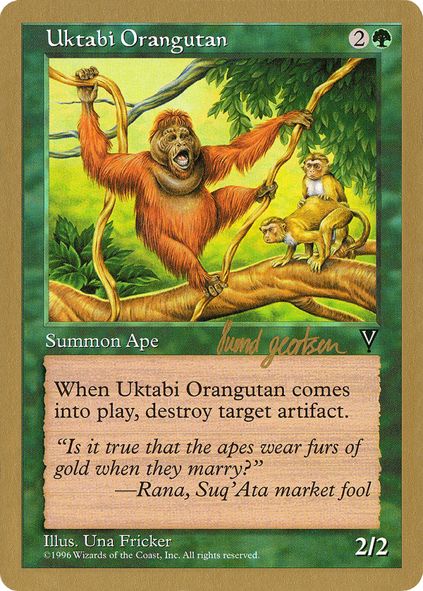 Uktabi Orangutan - 1997 Svend Geertsen (VIS) (WCD-) - World Championship Decks 1997