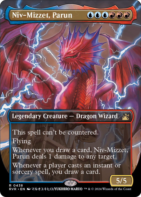 Niv-Mizzet, Parun (Anime Borderless) (RVR-438) - Ravnica Remastered Foil