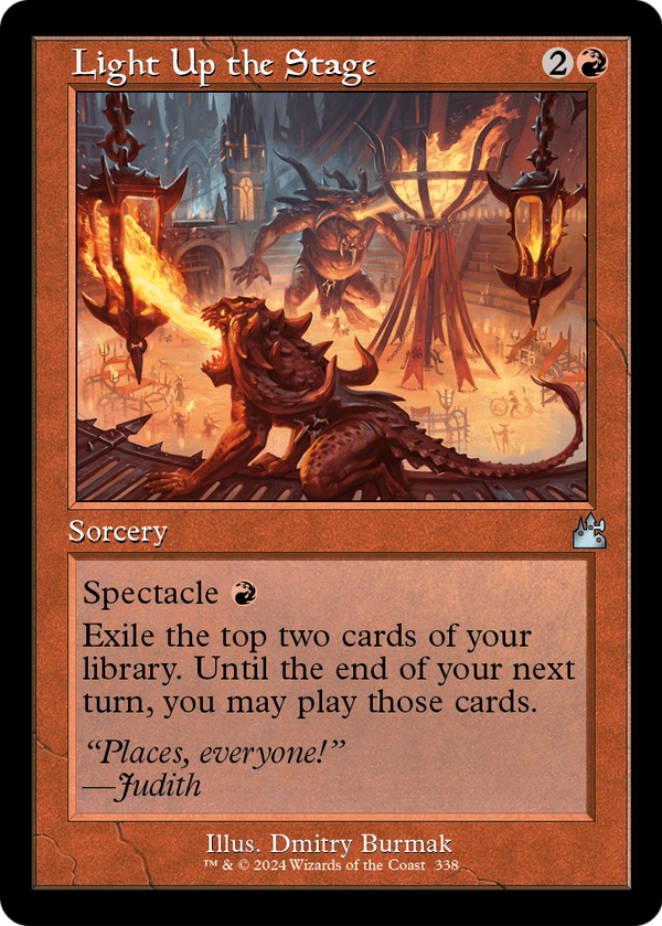 Light Up the Stage (Retro Frame) (RVR-338) - Ravnica Remastered