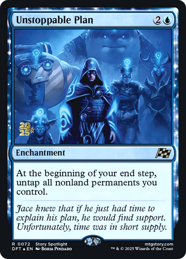 Unstoppable Plan (PRE-072) - Prerelease Cards: (enchantment) Foil