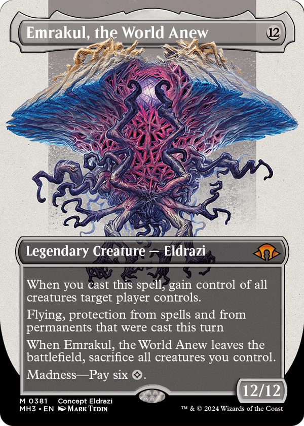 Emrakul, the World Anew (Borderless) (MH3-381) - Modern Horizons 3