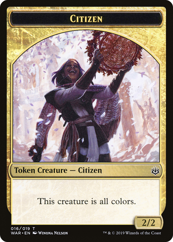 Citizen Token (WAR-016) - War of the Spark Tokens