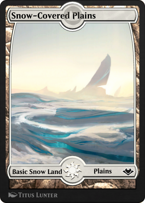 Snow-Covered Plains (PANA-257) - MTG Arena Promos: (Full Art)