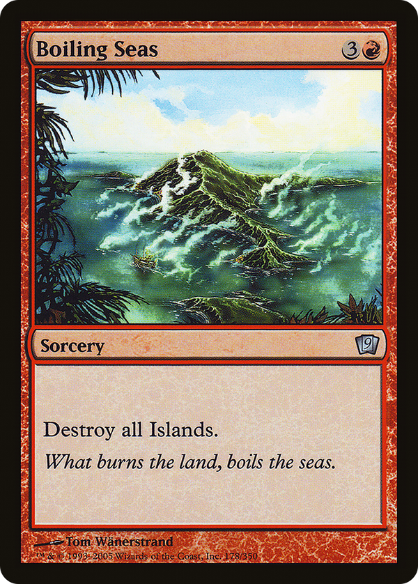 Boiling Seas (9ED-178) - 9th Edition Foil