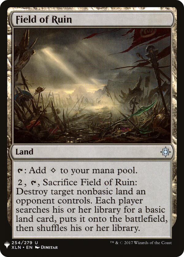 Field of Ruin (LIST-XLN-254) - The List