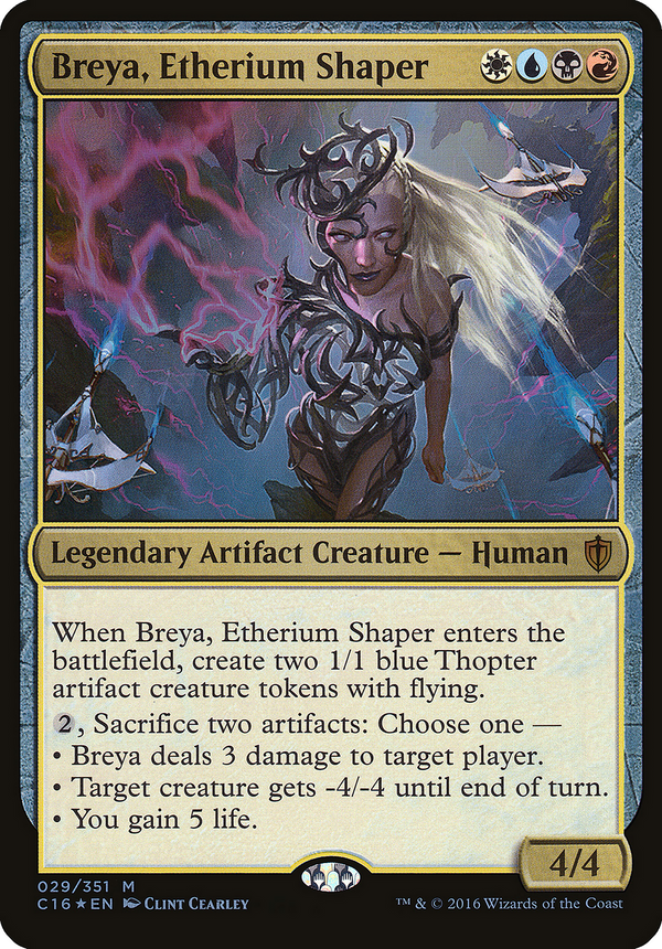 Breya, Etherium Shaper (Commander 2016) (OVER-029) - Commander 2016 Oversized Foil