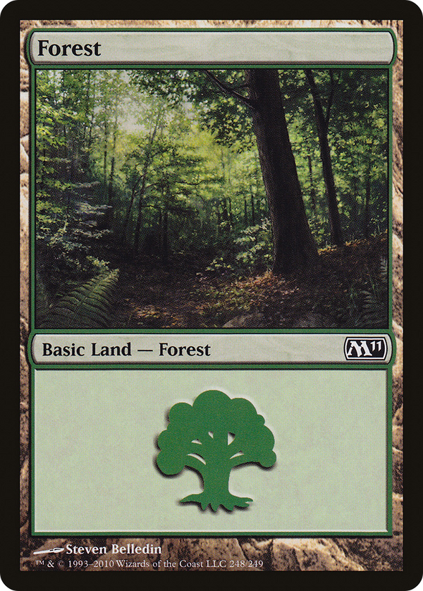 Forest (248) (M11-248) - Magic 2011 Foil