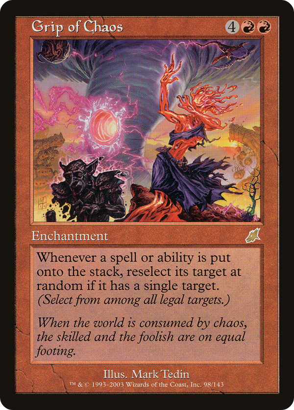 Grip of Chaos (SCG-098) - Scourge Foil