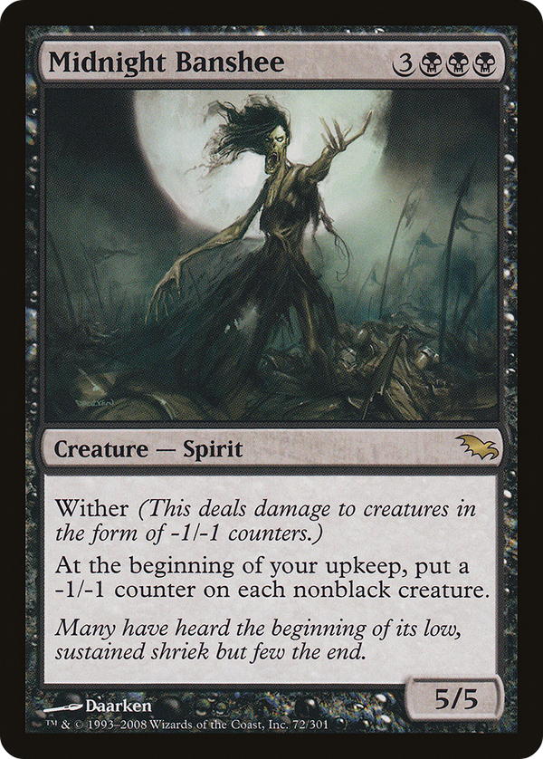 Midnight Banshee (SHM-072) - Shadowmoor