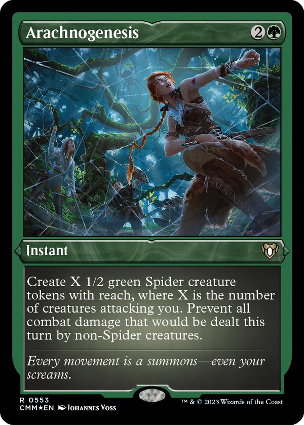 Arachnogenesis (Foil Etched) (CMM-553) - Commander Masters Foil
