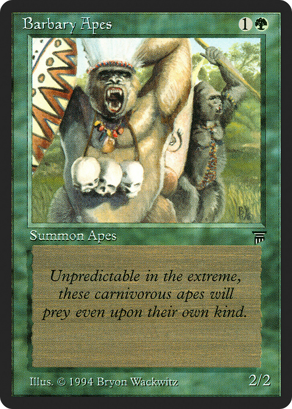 Barbary Apes (LEG-) - Legends