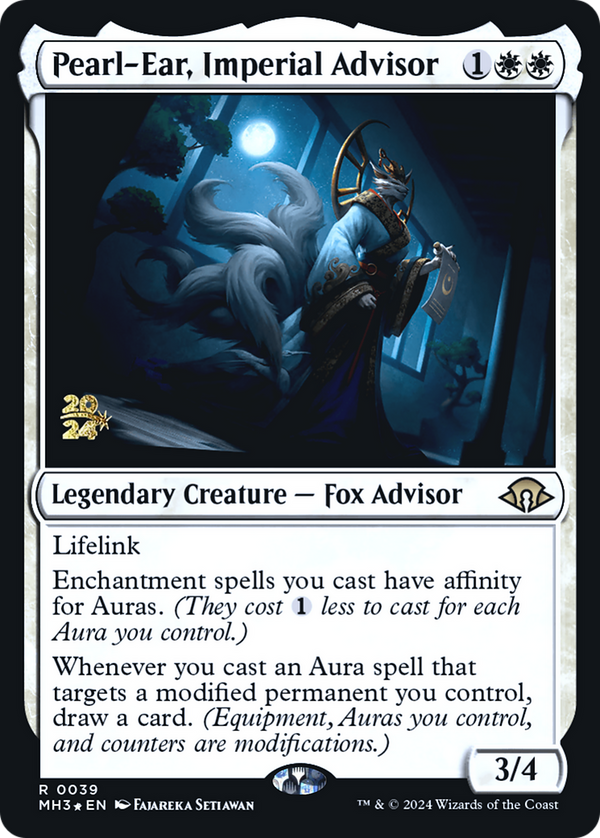 Pearl-Ear, Imperial Advisor (PRE-039) - Modern Horizons 3 Promos Foil