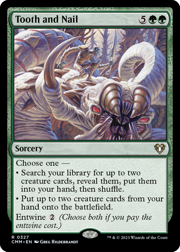 Tooth and Nail (CMM-327) - Commander Masters Foil