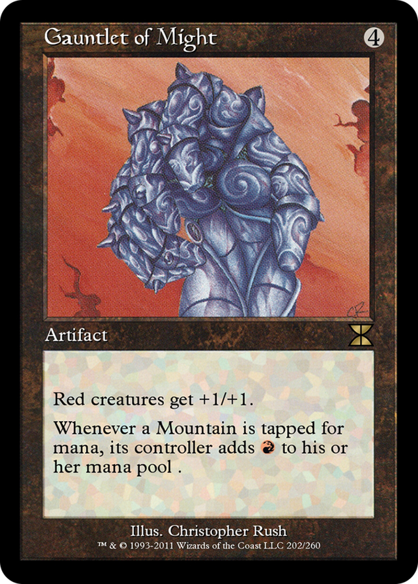 Gauntlet of Might (ME4-202) - Masters Edition IV Foil