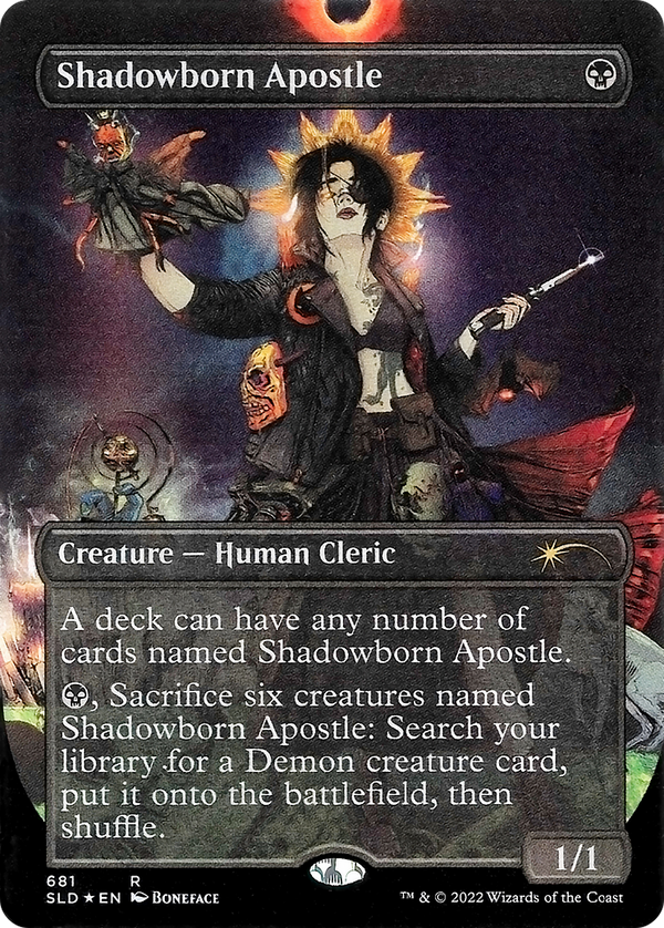 Shadowborn Apostle (681) (SLD-681) - Secret Lair Drop (Borderless) Foil