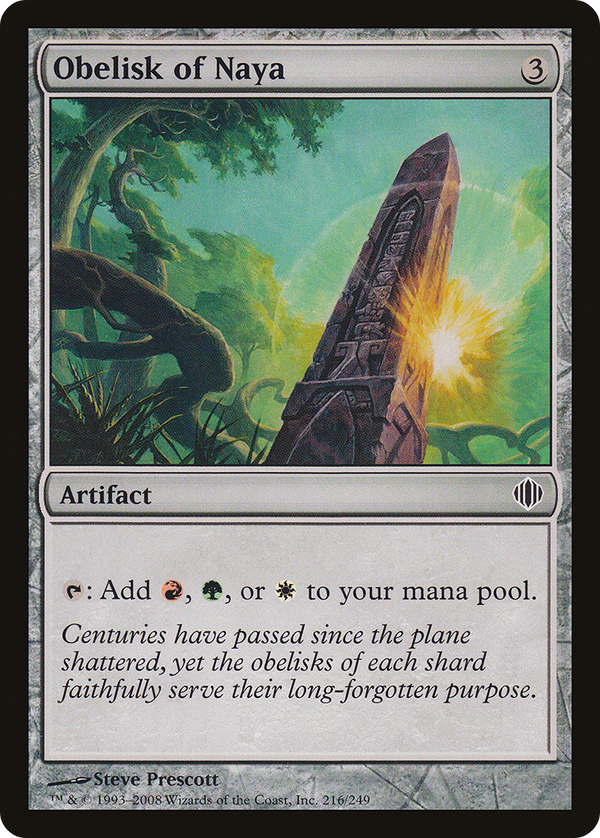 Obelisk of Naya (ALA-216) - Shards of Alara