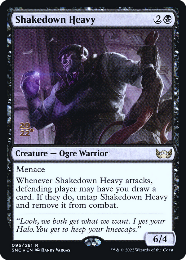 Shakedown Heavy (PRE-095) - Streets of New Capenna Promos Foil