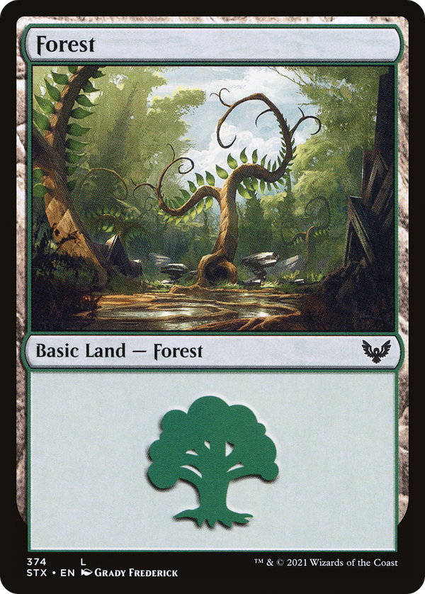 Forest (374) (STX-374) - Strixhaven: School of Mages