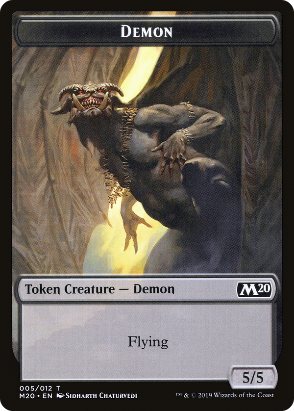 Demon Token (M20-005) - Core Set 2020 Tokens