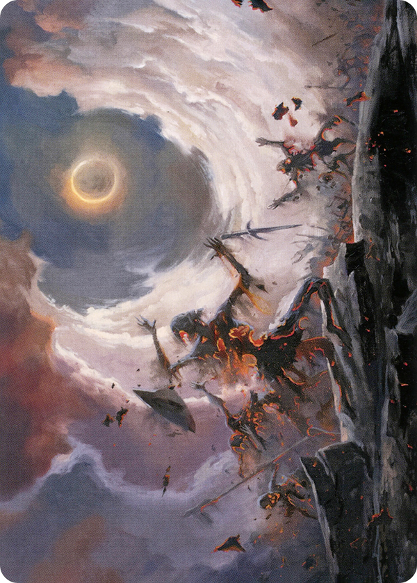 Damn // Damn (AMH2-028) - Modern Horizons 2 Art Series (Borderless) Foil