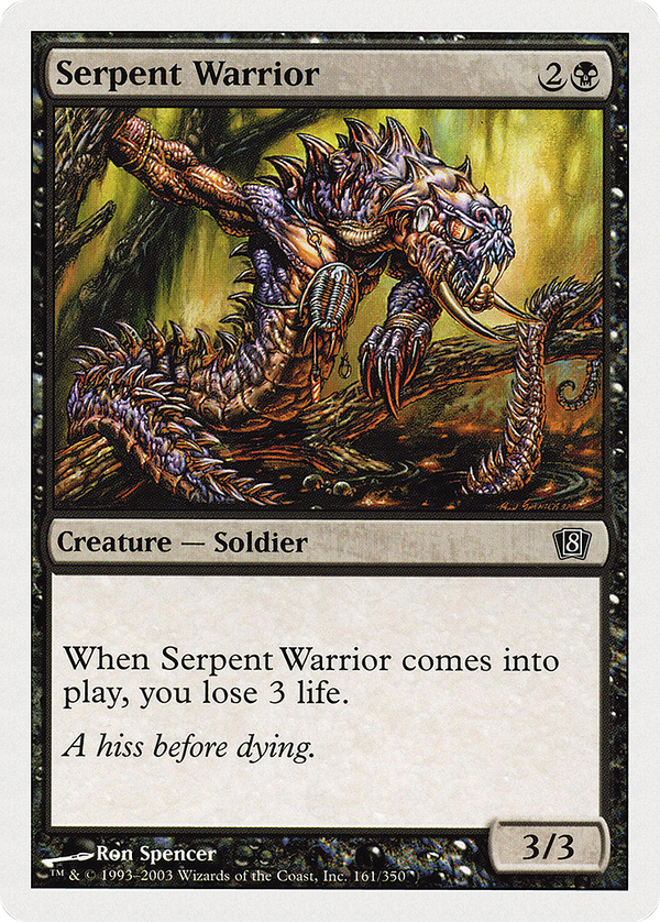 Serpent Warrior (8ED-161) - 8th Edition