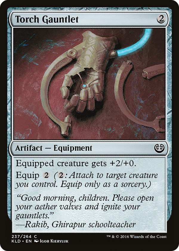 Torch Gauntlet (KLD-237) - Kaladesh Foil