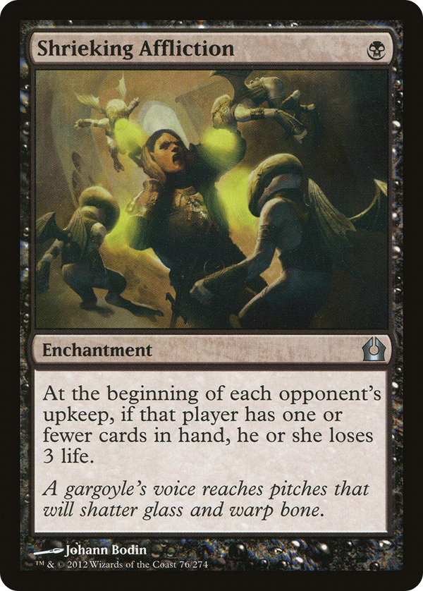 Shrieking Affliction (RTR-076) - Return to Ravnica