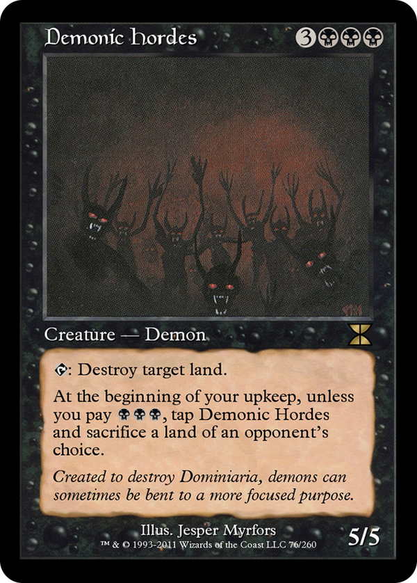 Demonic Hordes (ME4-076) - Masters Edition IV