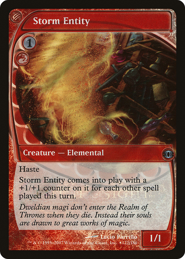 Storm Entity (LARP-122★) - Future Sight Promos Foil