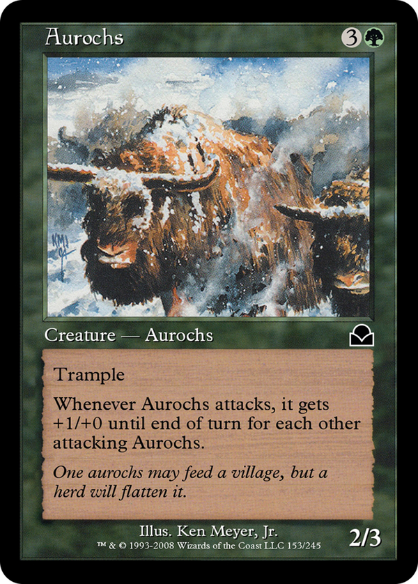 Aurochs (ME2-153) - Masters Edition II Foil
