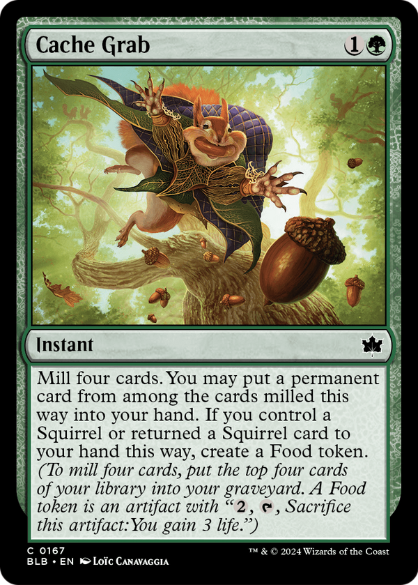 Cache Grab (BLB-167) - Bloomburrow Foil