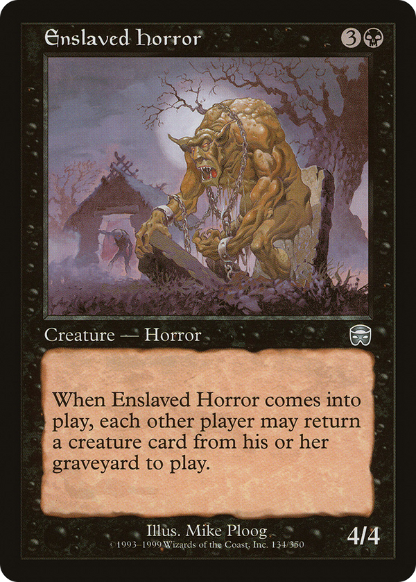 Enslaved Horror (MMQ-134) - Mercadian Masques Foil