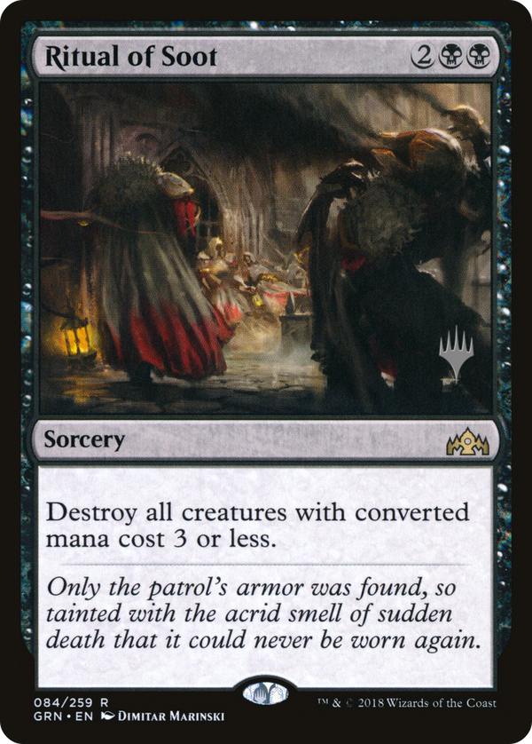Ritual of Soot (PPTHB-084) - Guilds of Ravnica Promos Foil