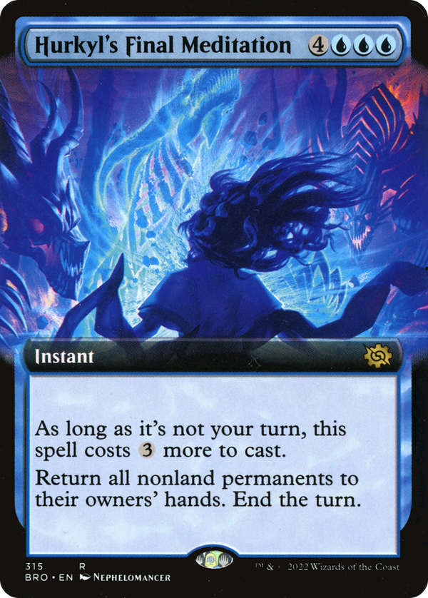 Hurkyl's Final Meditation (Extended Art) (BRO-315) - The Brothers' War: (Extended Art)