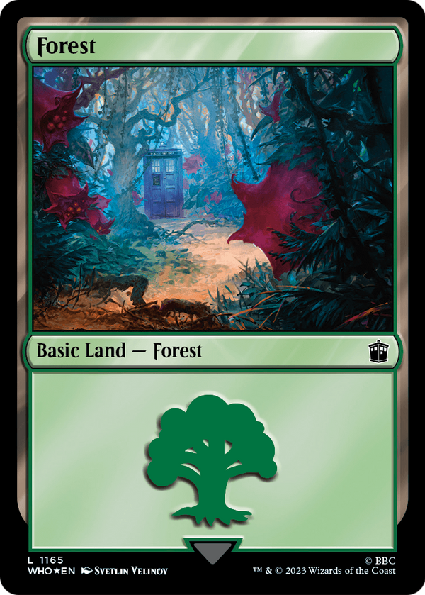 Forest (1165) (Surge Foil) (WHO-1165) - Doctor Who Foil