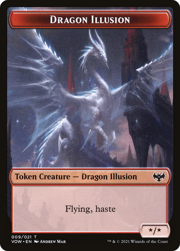 Dragon Illusion (TVOW-009) - Innistrad: Crimson Vow Tokens