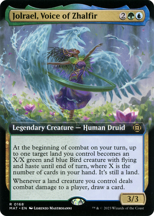 Jolrael, Voice of Zhalfir (Extended Art) (MAT-168) - March of the Machine: The Aftermath: (Extended Art) Foil