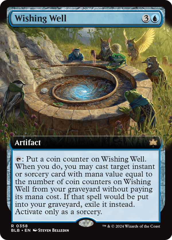 Wishing Well (Extended Art) (BLB-358) - Bloomburrow: (Extended Art)