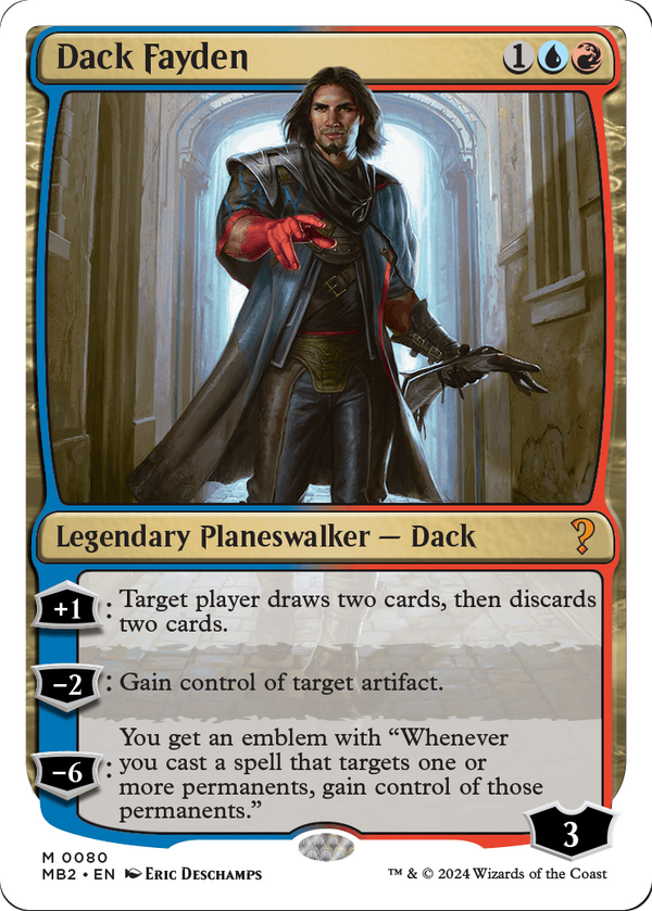 Dack Fayden (White Border) (MB2-080) - Mystery Booster 2