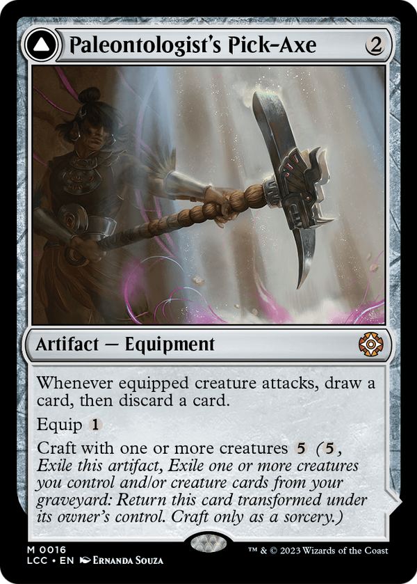 Paleontologist's Pick-Axe (LCC-016) - The Lost Caverns of Ixalan Commander