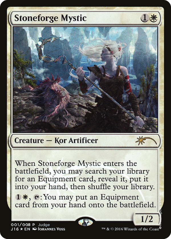Stoneforge Mystic (JDG-001) - Judge Gift Cards 2016 Foil