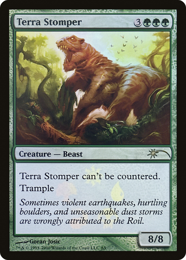 Terra Stomper (MEDIA-0A5) - Zendikar Promos Foil