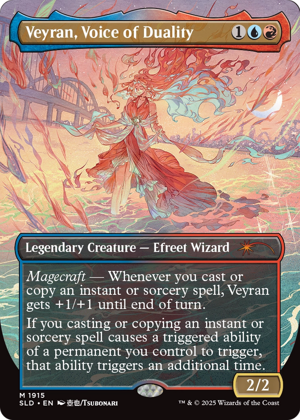 Veyran, Voice of Duality (SLD-1915) - Secret Lair Drop (Borderless) Foil