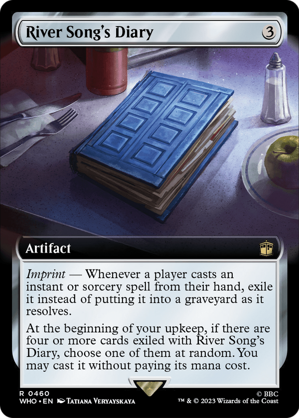 River Song's Diary (Extended Art) (WHO-460) - Doctor Who: (Extended Art) Foil