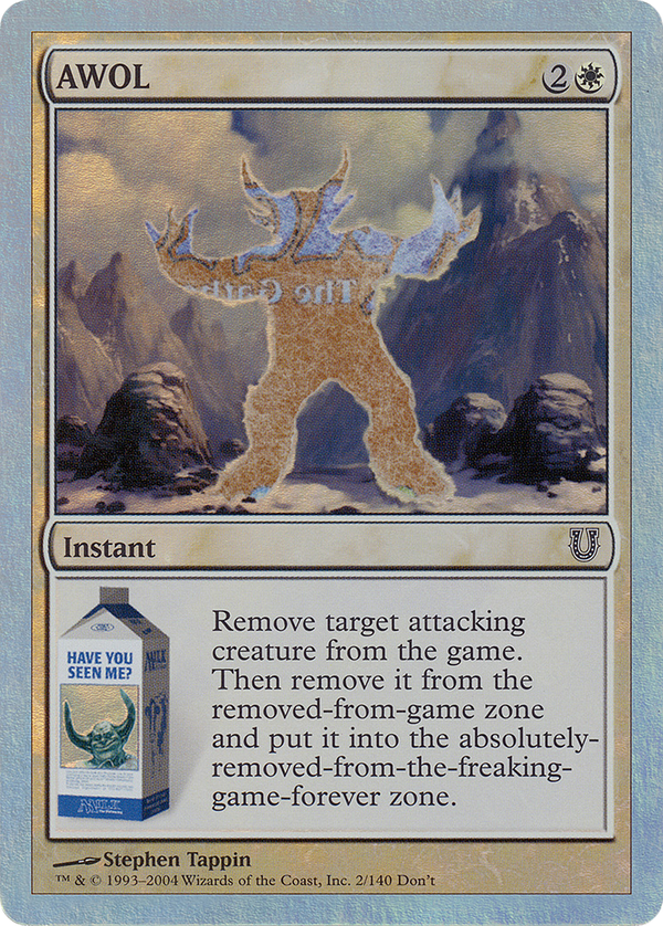 AWOL (Alternate Foil) (UNH-02★) - Unhinged Foil