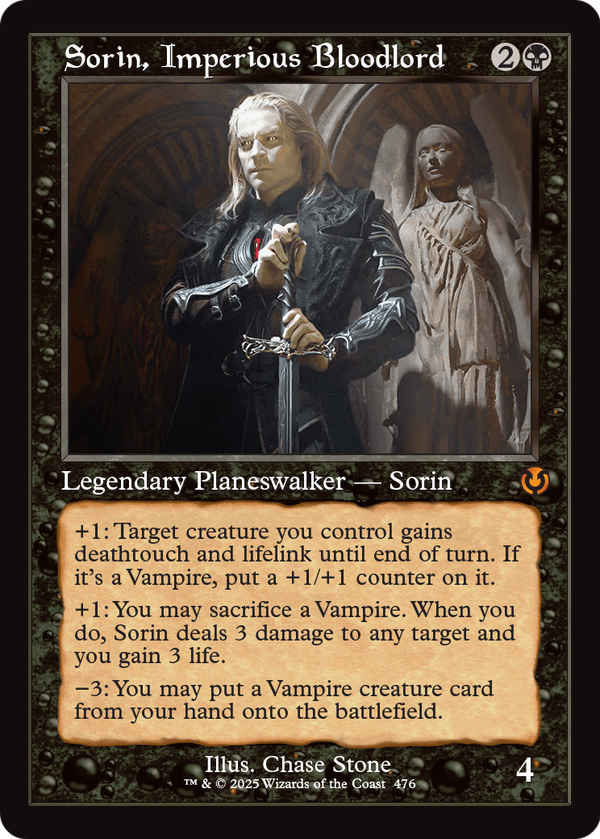 Sorin, Imperious Bloodlord (Retro Frame) (INR-476) - Innistrad Remastered Foil